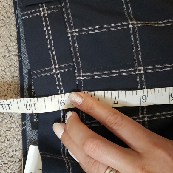 Banana Republic women's Ryan mid rise slim straight leg pants 6 long nwt blue - Picture 4 of 10